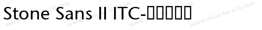 Stone Sans II ITC字体转换